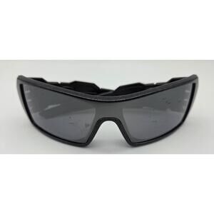 OAKLEY 24-058 129 OIL RIG WRAP AROUND SUNGLASSES BLK IRIDIUM LENS FRAMES ONLY
